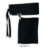 Short Saudi Niqab with Silver embellishment