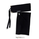 Medium Saudi Niqab with Silver embellishment