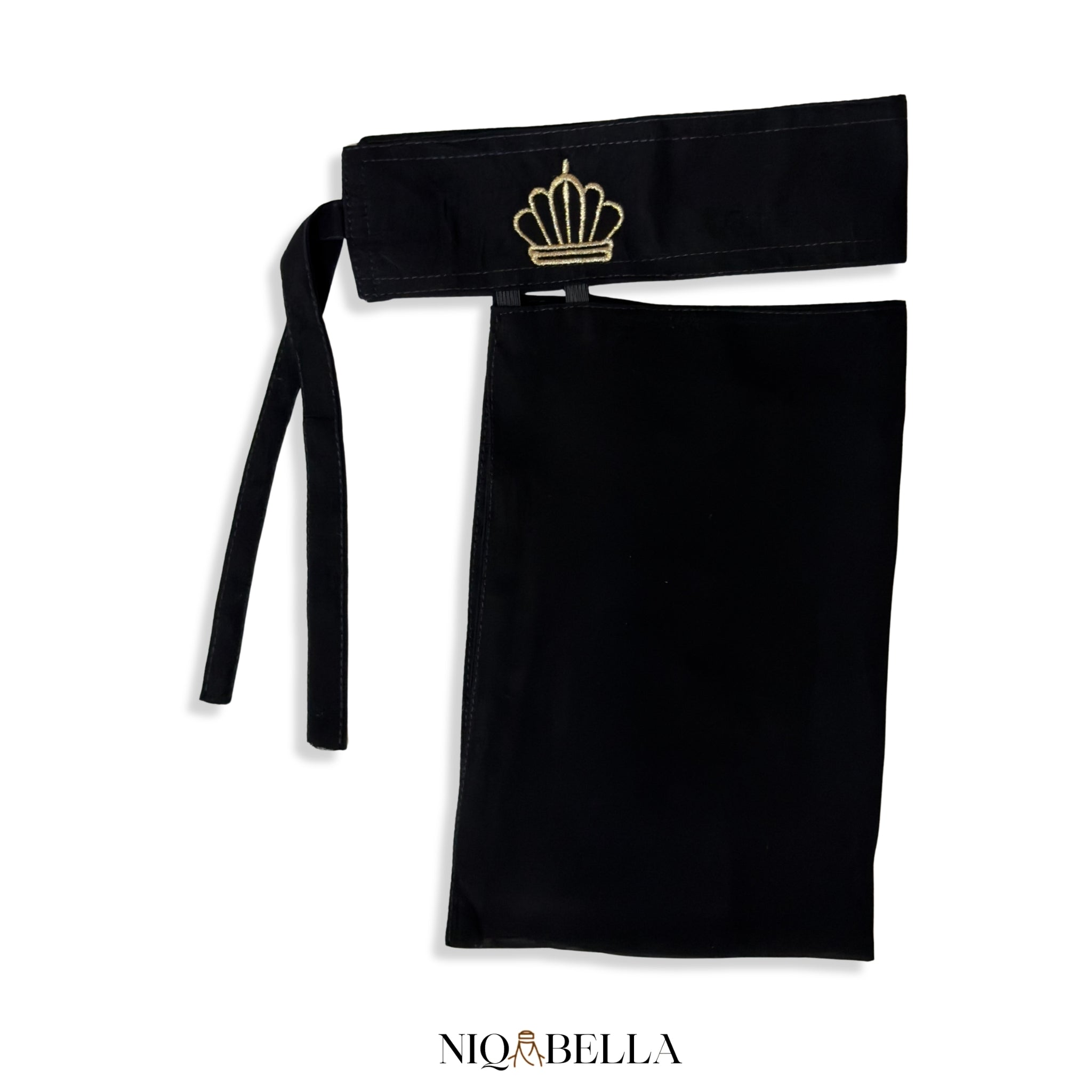 Crown Embroidery Medium Saudi Niqab