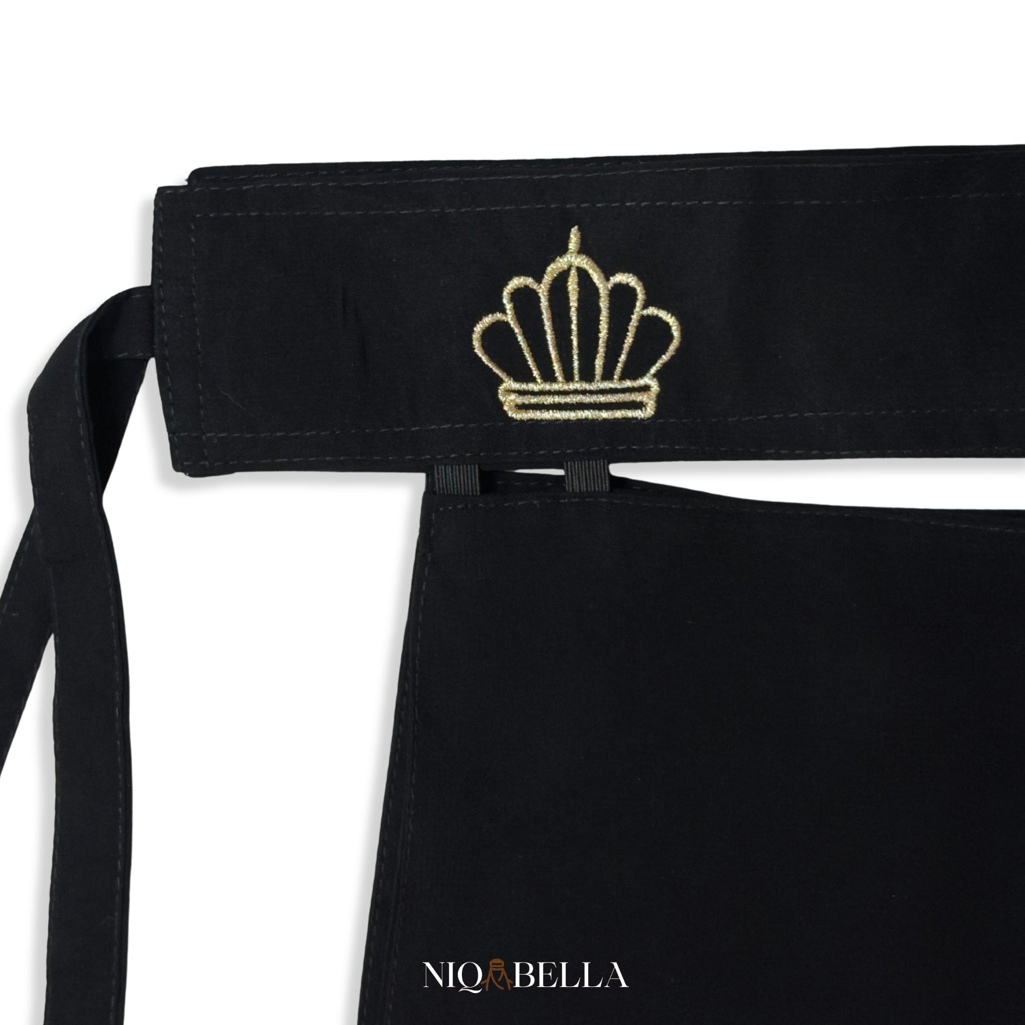 Crown Embroidery Medium Saudi Niqab