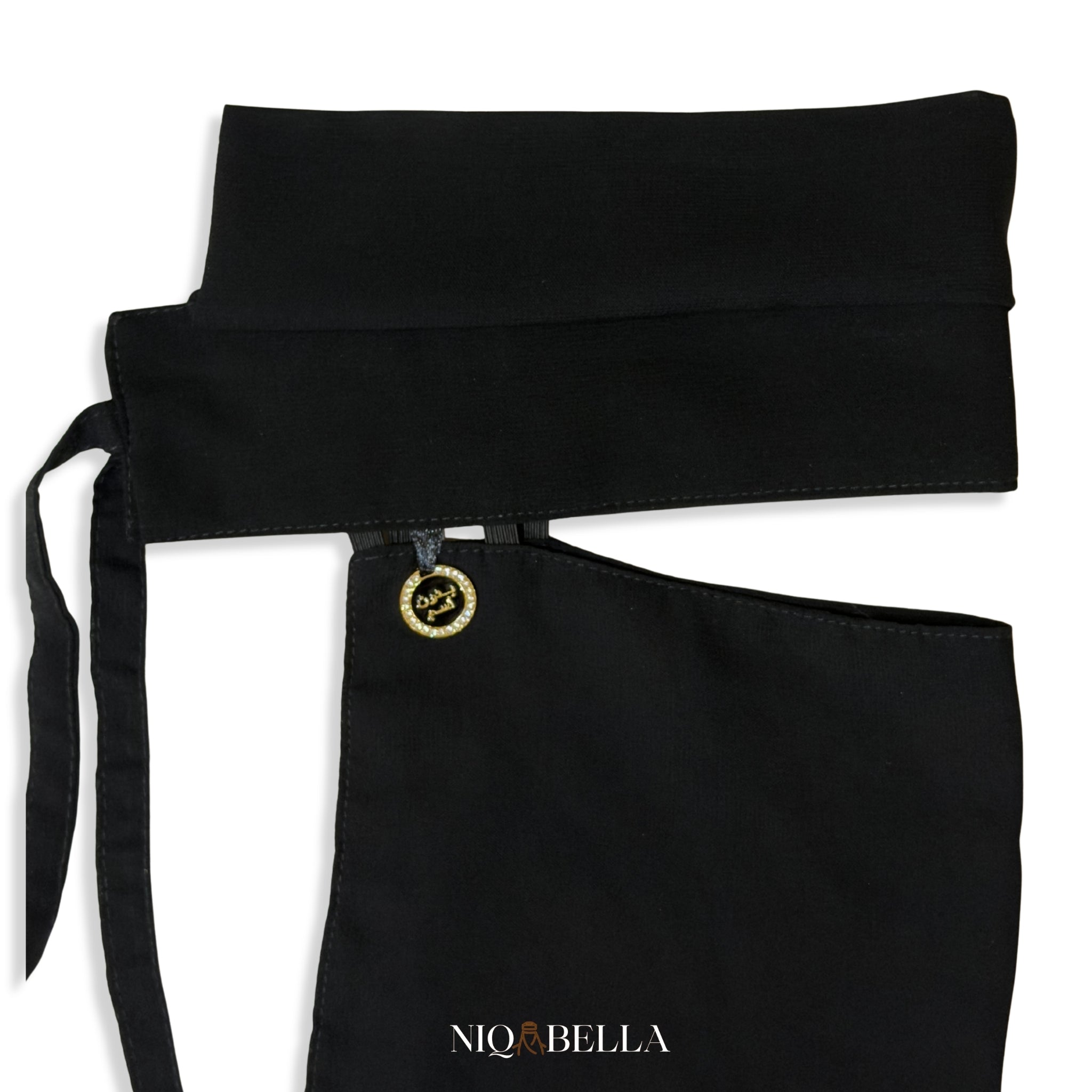 Flap Saudi Niqab with charm