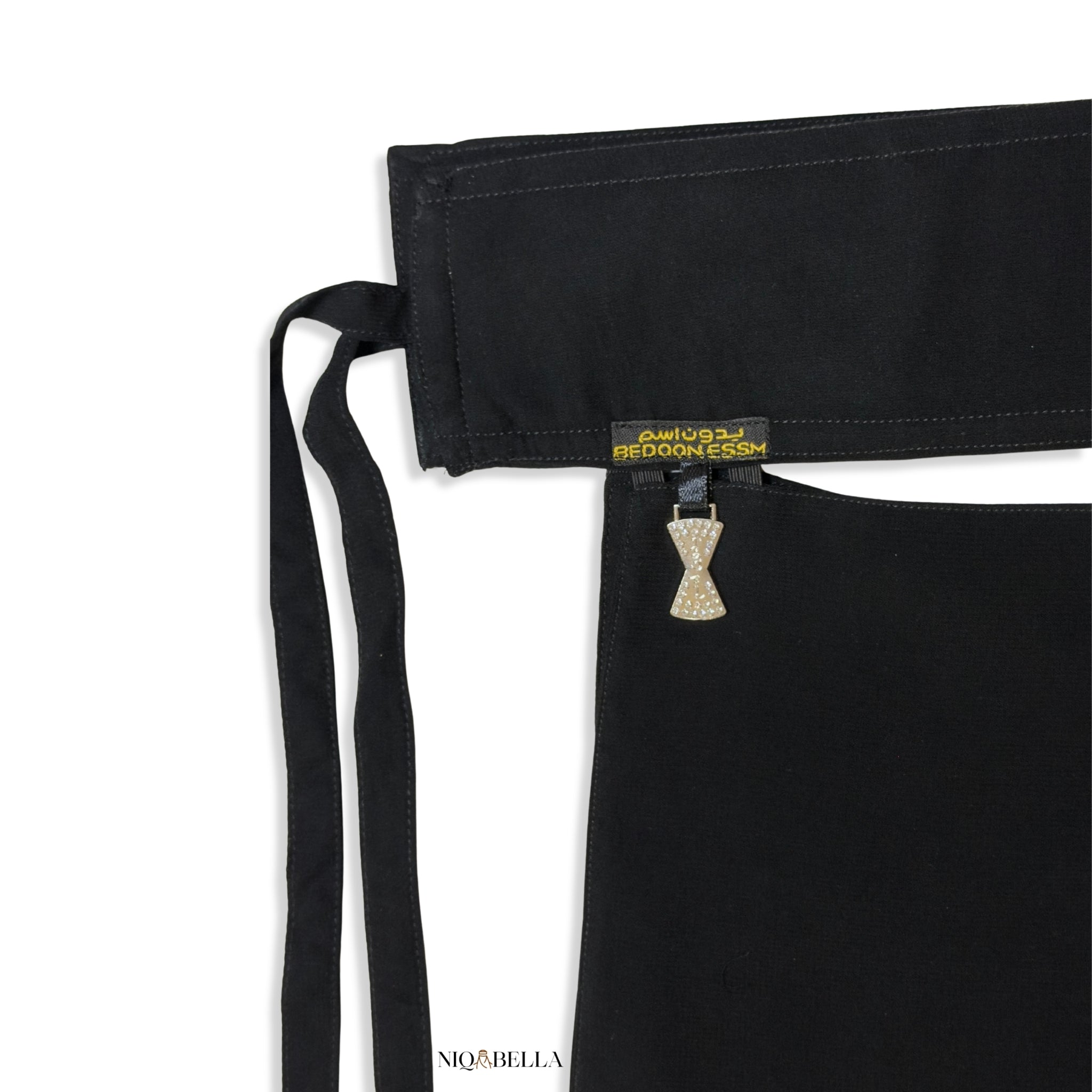 Ribbon Charm Long Saudi Niqab