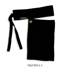 Medium Saudi Niqab with Heart charm