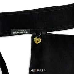 Medium Saudi Niqab with Heart charm