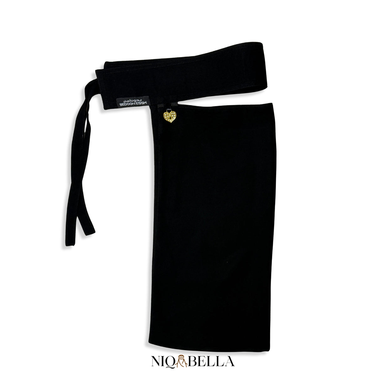 Heart Charm Long Saudi Niqab