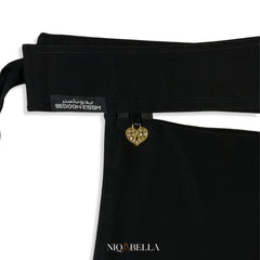 Heart Charm Long Saudi Niqab